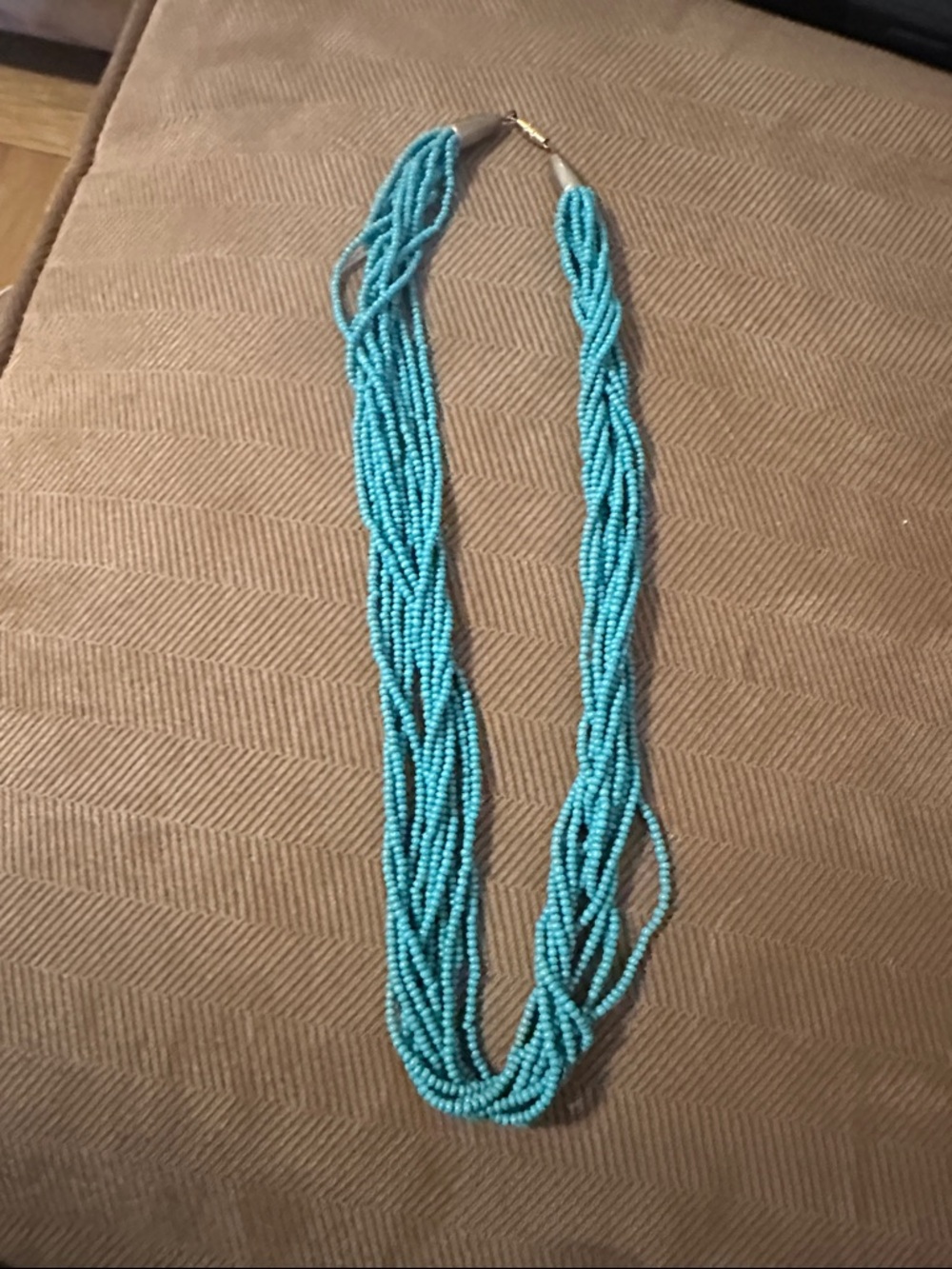 Turquoise Multi-Strand Bead Necklace - Women Jewelry